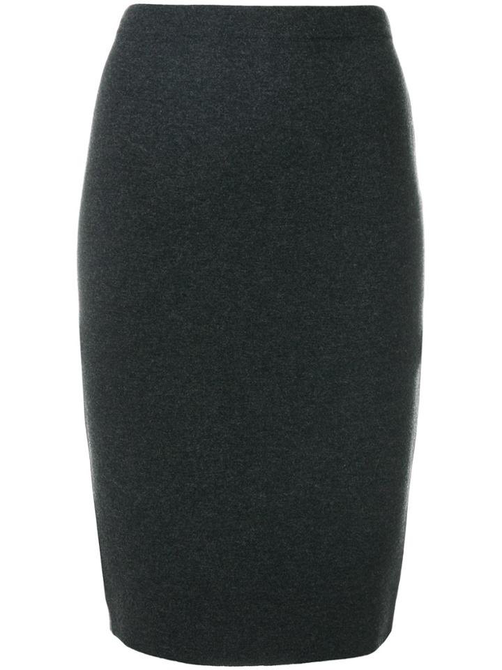 D.exterior Midi Pencil Skirt - Grey