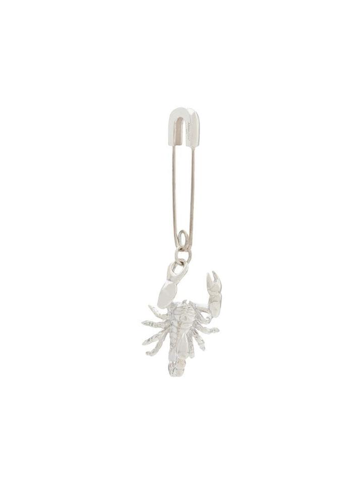 Ambush Scorpio Pendant Earring - Silver