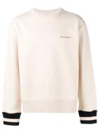 Drôle De Monsieur Knitted Sweatshirt - Neutrals