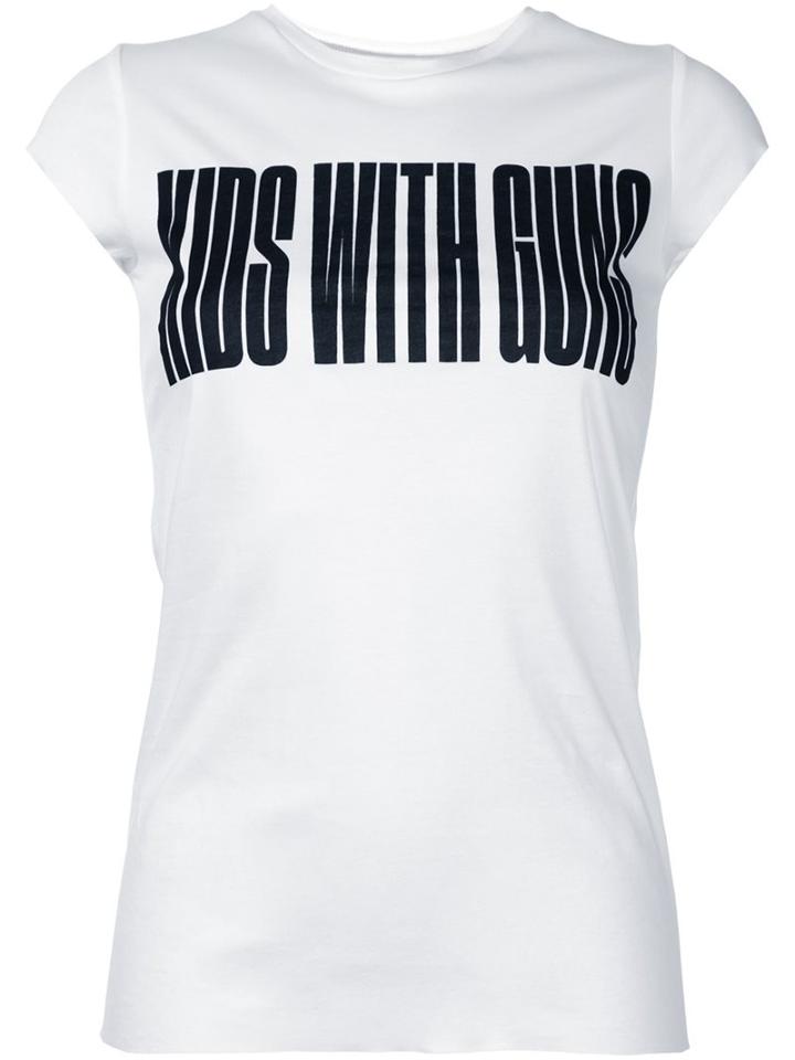 Strateas Carlucci 'kids With Guns' Print T-shirt