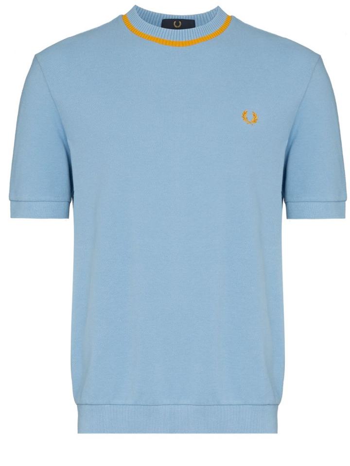 Fred Perry Crew Neck T-shirt - Blue