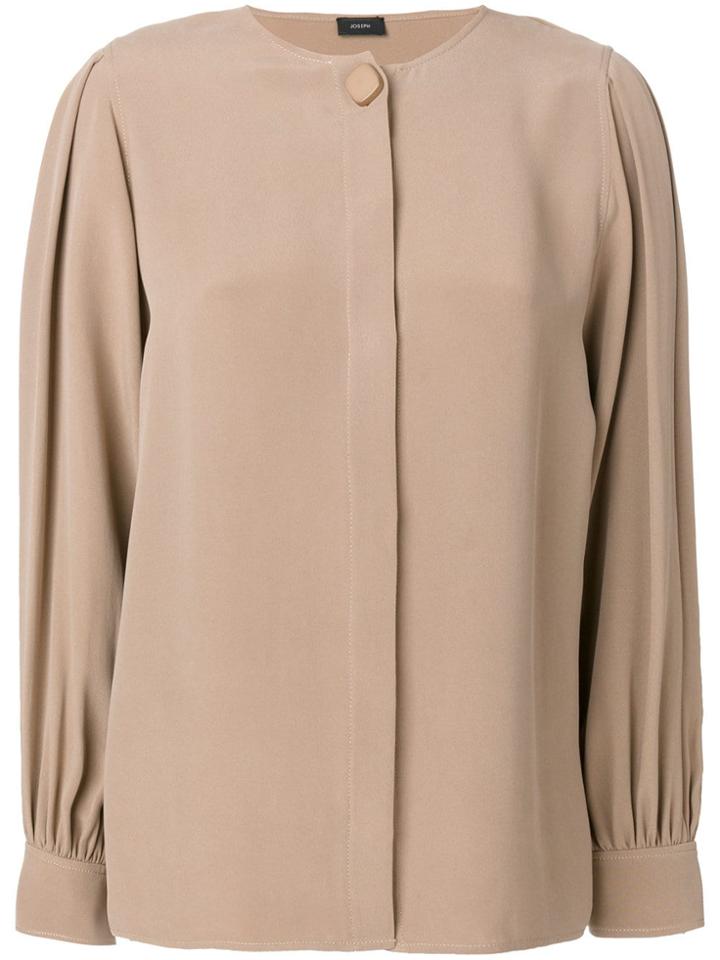 Joseph Round Neck Shirt - Neutrals