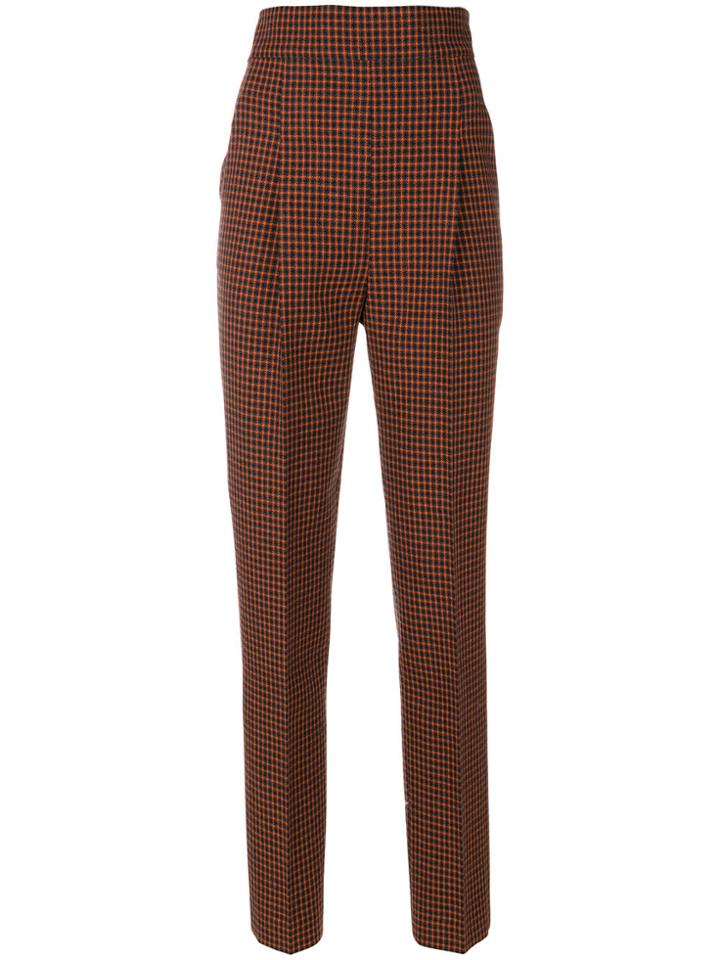 Philosophy Di Lorenzo Serafini Tapered Tweed Trousers - Yellow &