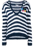Natasha Zinko Striped Hooded Knit