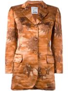 Moschino Vintage Flower Patterened Jacket - Brown