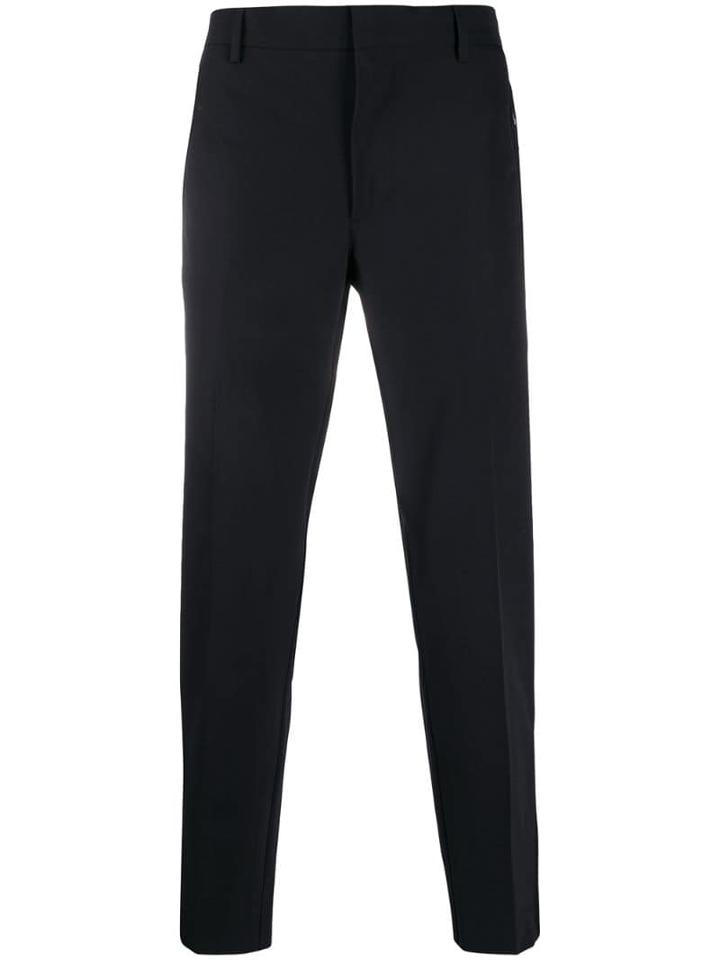 Prada Zipped Ankle Tailored Trousers - Black