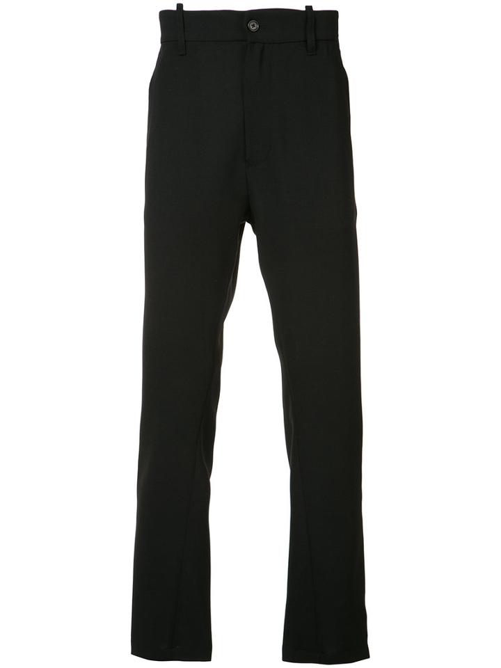 Ann Demeulemeester Waldo Trousers, Men's, Size: Xl, Black, Virgin Wool