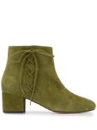 Tila March Lace-up Ankle Boots - Green