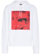Calvin Klein 205w39nyc Warhol Print Cotton Hooded Sweatshirt - White
