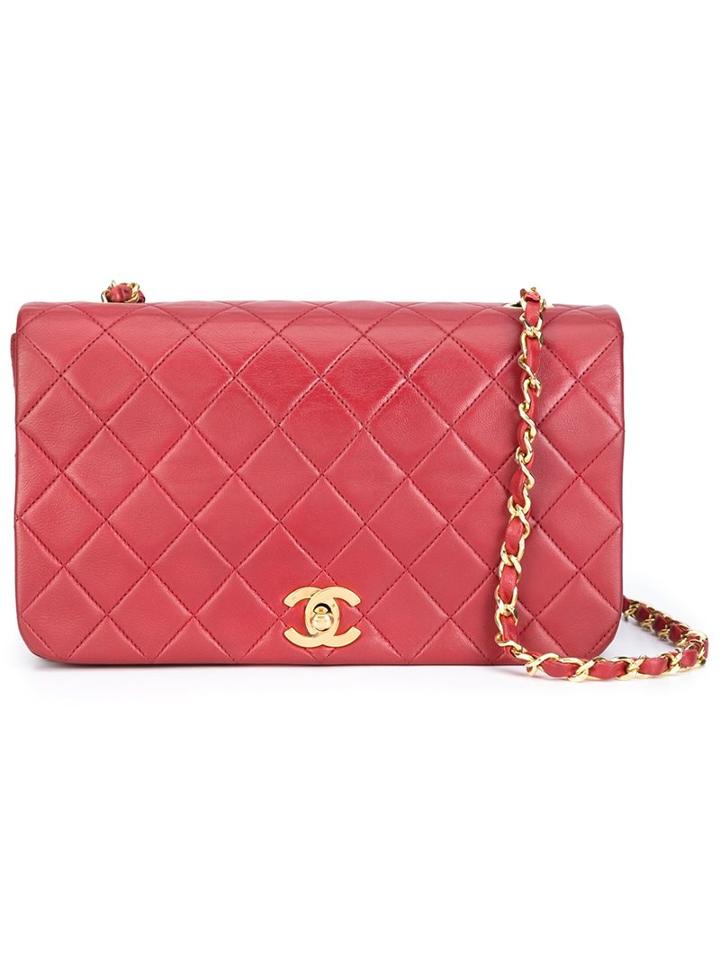 Chanel Vintage Quilted Full Flap Shoulder Bag