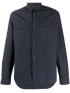 Cp Company Classic Shirt With Pockets - Blue