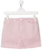 Dondup Kids Teen Frayed Denim Skirt - Pink