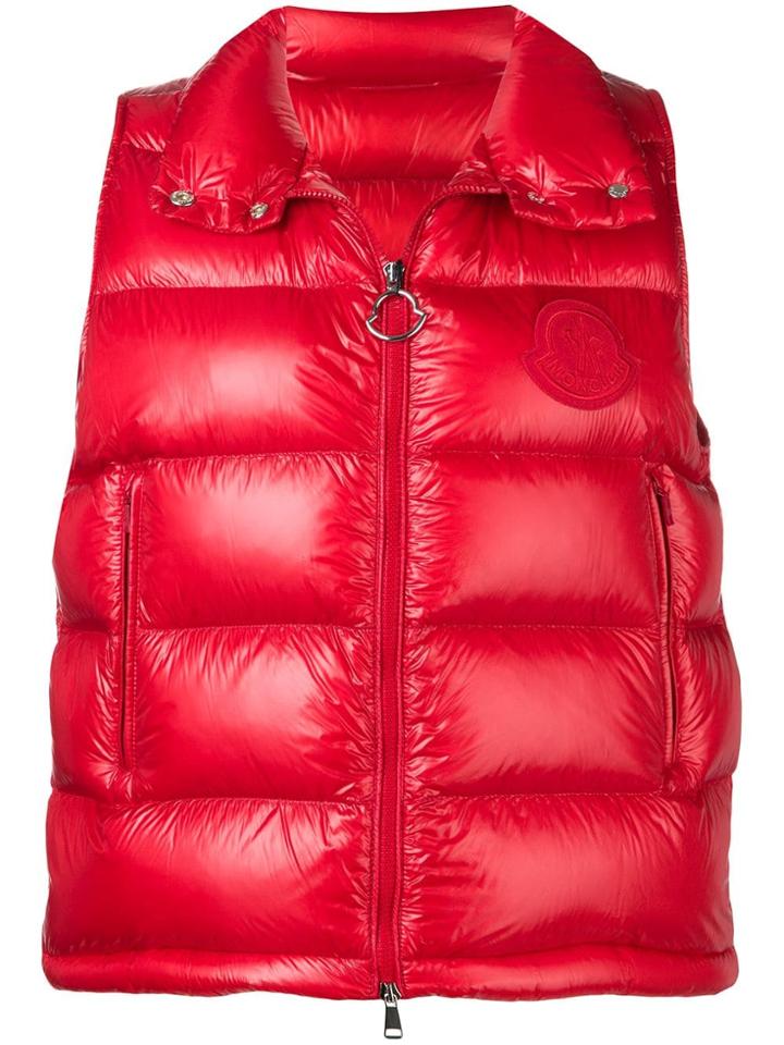 Moncler Helsinki Down Gilet - Red