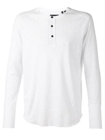 Wings+horns 'base' Henley T-shirt