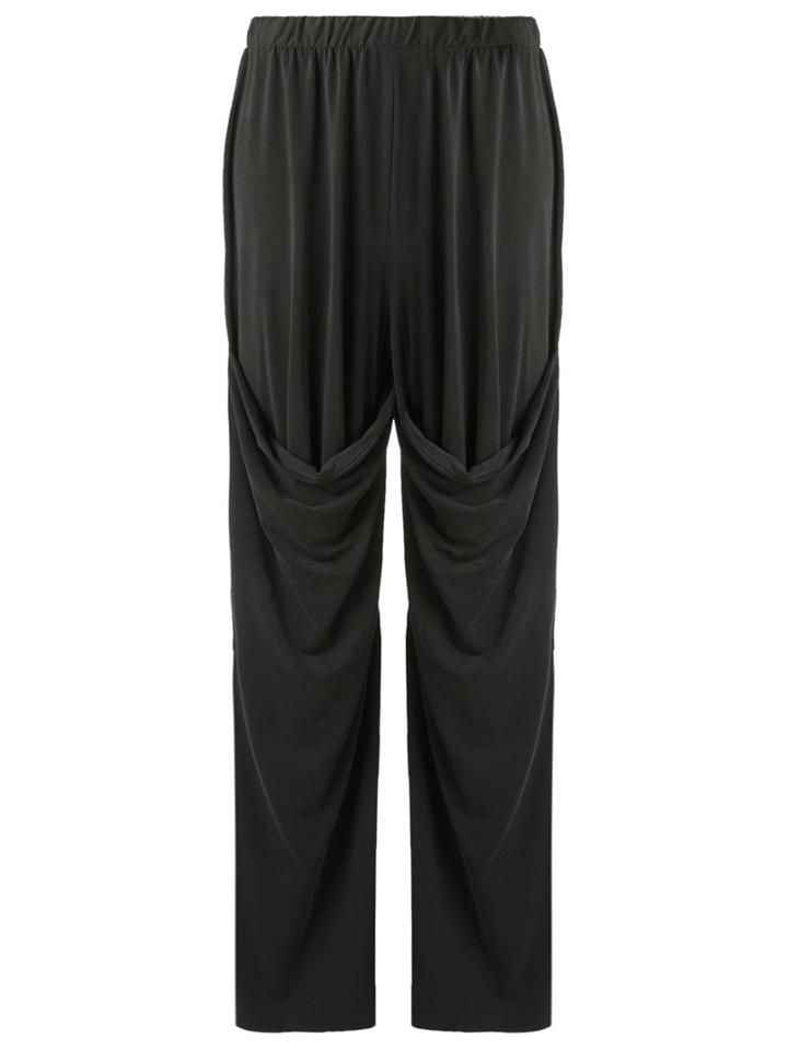 Uma Raquel Davidowicz Palazzo Pants, Women's, Size: P, Black, Polyester/spandex/elastane/viscose