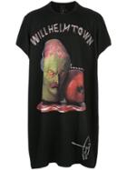 Bernhard Willhelm Graphic Print Oversized T-shirt - Black