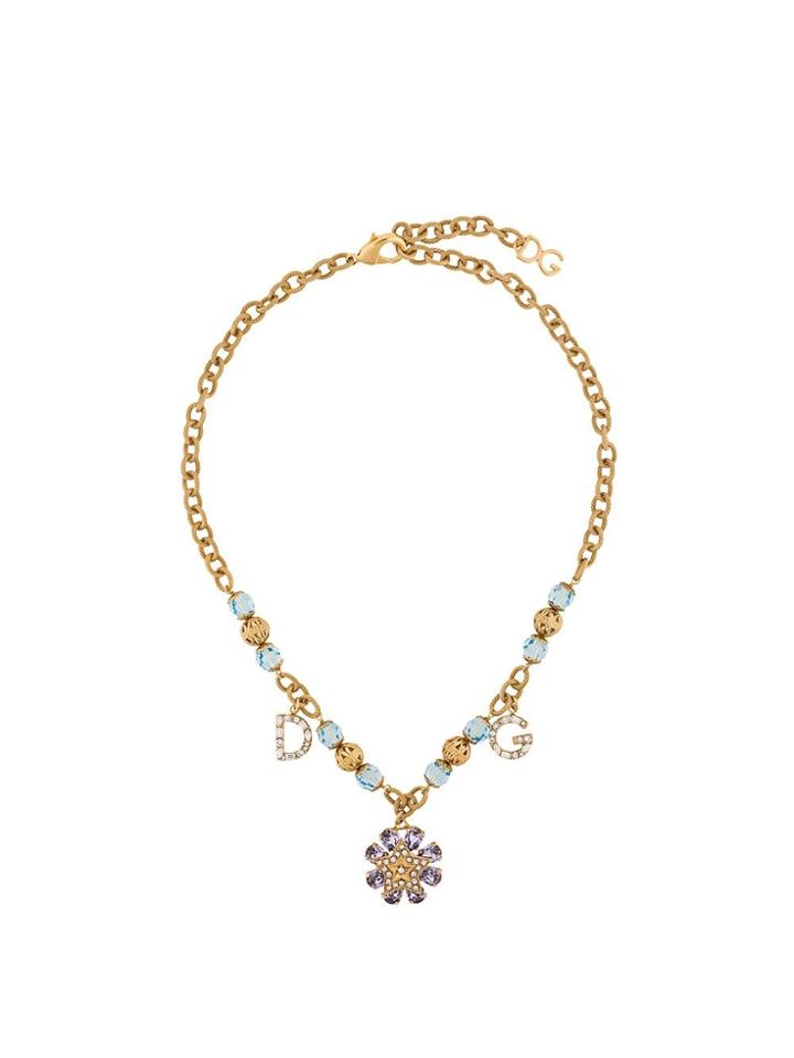Dolce & Gabbana Charm Necklace - Metallic