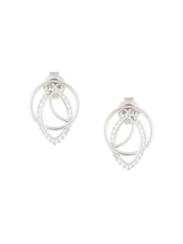 Natalie Marie Aster Studs - Silver