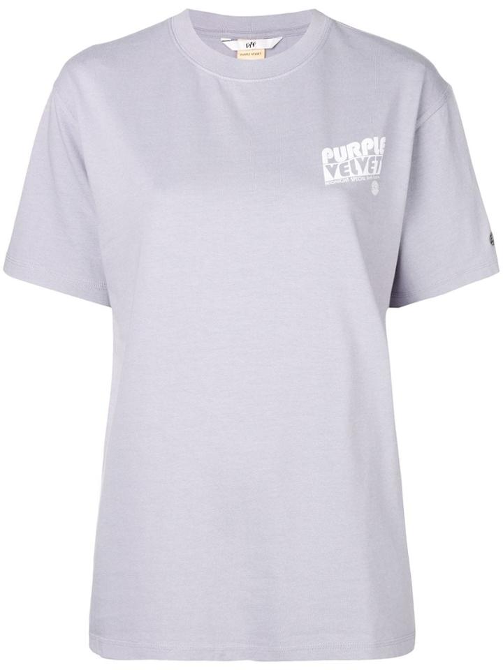 Eytys Logo Print T-shirt - Pink & Purple