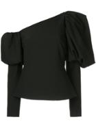 Osman Puff Sleeved Blouse - Black