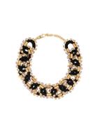 Dsquared2 Crystal Embellished Necklace - Black