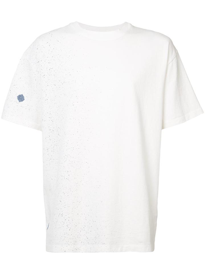John Elliott - Splatter T-shirt - Men - Cotton - Xxl, White, Cotton