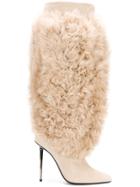 Tom Ford Shearling Boots - Nude & Neutrals