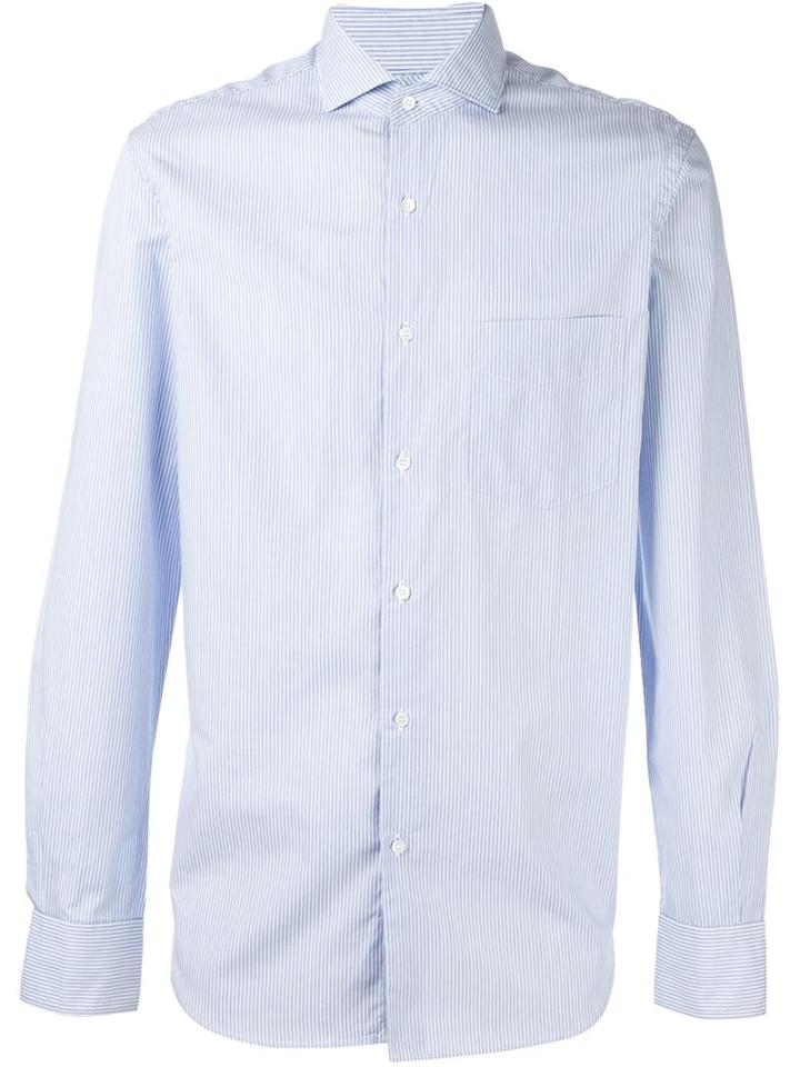 Aspesi Striped Chest Pocket Shirt