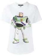 Joyrich Buzz Lightyear Print T-shirt, Women's, Size: M, White, Cotton