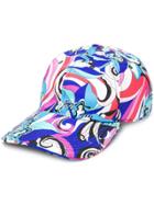 Emilio Pucci Printed Baseball Cap - Blue