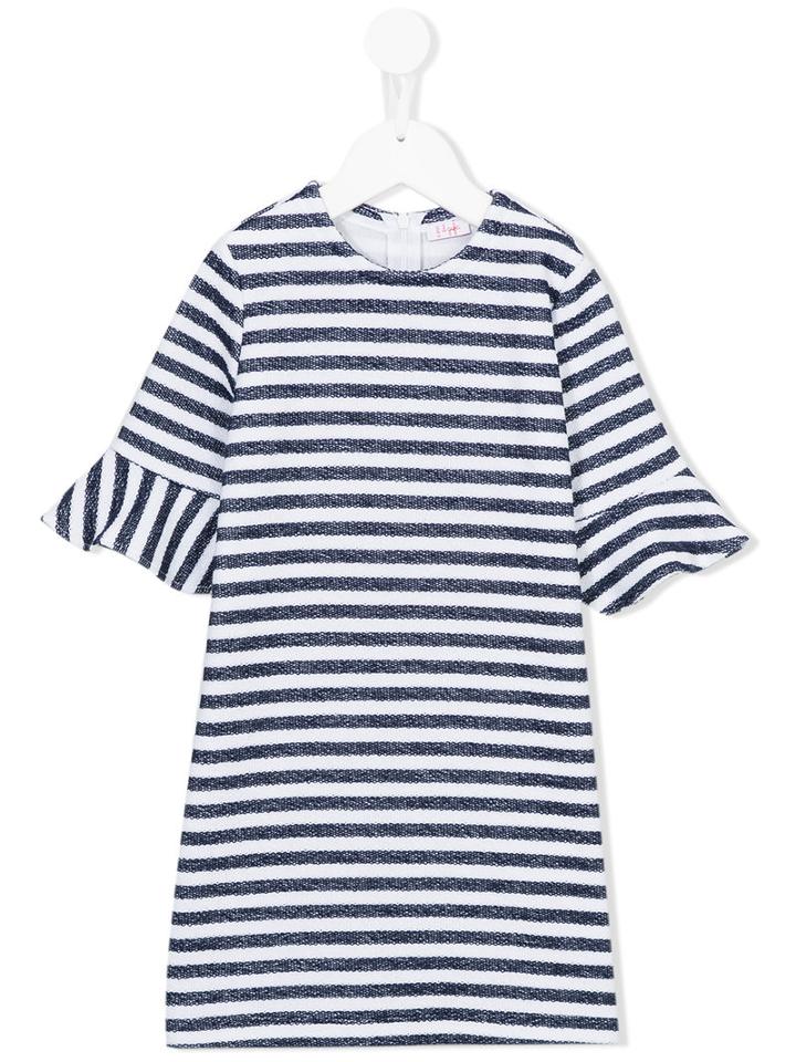 Il Gufo - Striped Dress - Kids - Cotton - 3 Yrs, Blue