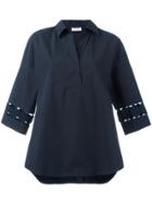 Akris Cut Out Detail Shirt - Blue