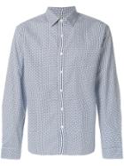 Michael Kors Collection Micro-print Shirt - Blue