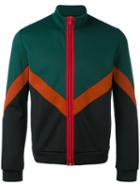 No21 - Zipped Sweatshirt - Men - Polyester/cotton/spandex/elastane - S, Green, Polyester/cotton/spandex/elastane