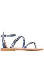 K. Jacques Epicure Flat Sandals - Blue