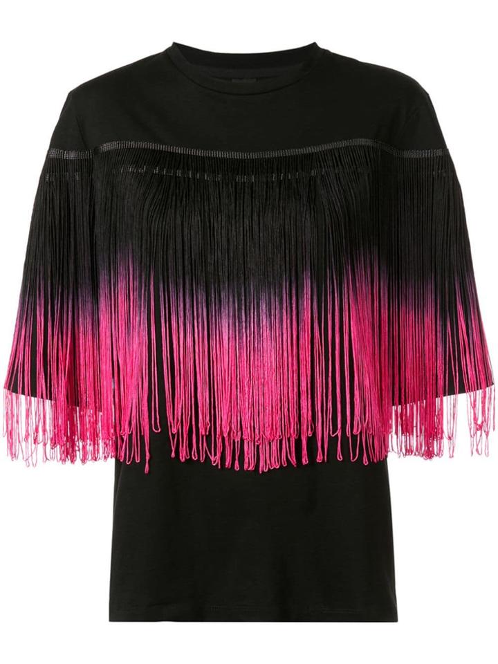 Romance Was Born Goddess Fringe T-shirt - Black