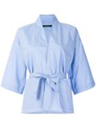 Sofie D'hoore Tie Waist Shirt - Blue