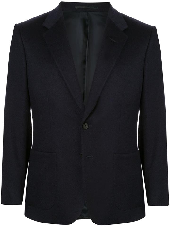 Gieves & Hawkes Patch Pocket Blazer - Blue