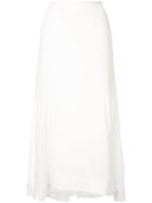 Camilla And Marc High-waisted Midi Skirt - White