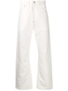 Junya Watanabe Man Wide Straight-leg Jeans - White