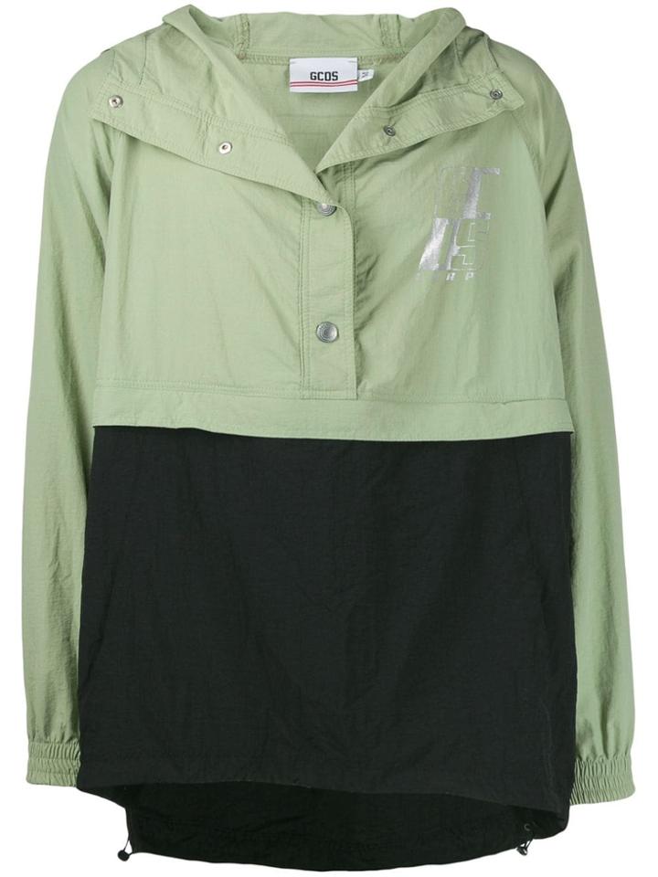 Gcds Colour Block Anorak - Green
