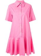 I'm Isola Marras Flared Shirt Dress, Women's, Size: 46, Pink/purple, Cotton