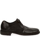 Guidi Distressed Lace-up Ankle Boots, Men's, Size: 43, Black, Leather