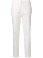 Agnona Cropped Trousers - White