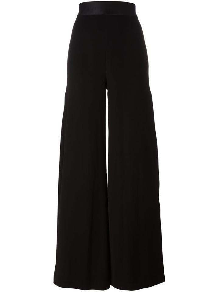 Opening Ceremony Wide Leg Trousers, Women's, Size: 2, Black, Polyester