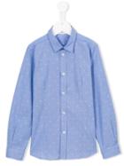 Tagliatore Junior - Polka Dot Shirt - Kids - Cotton - 11 Yrs, Blue