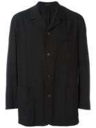 Hermès Vintage Buttoned Jacket, Men's, Size: 52, Black