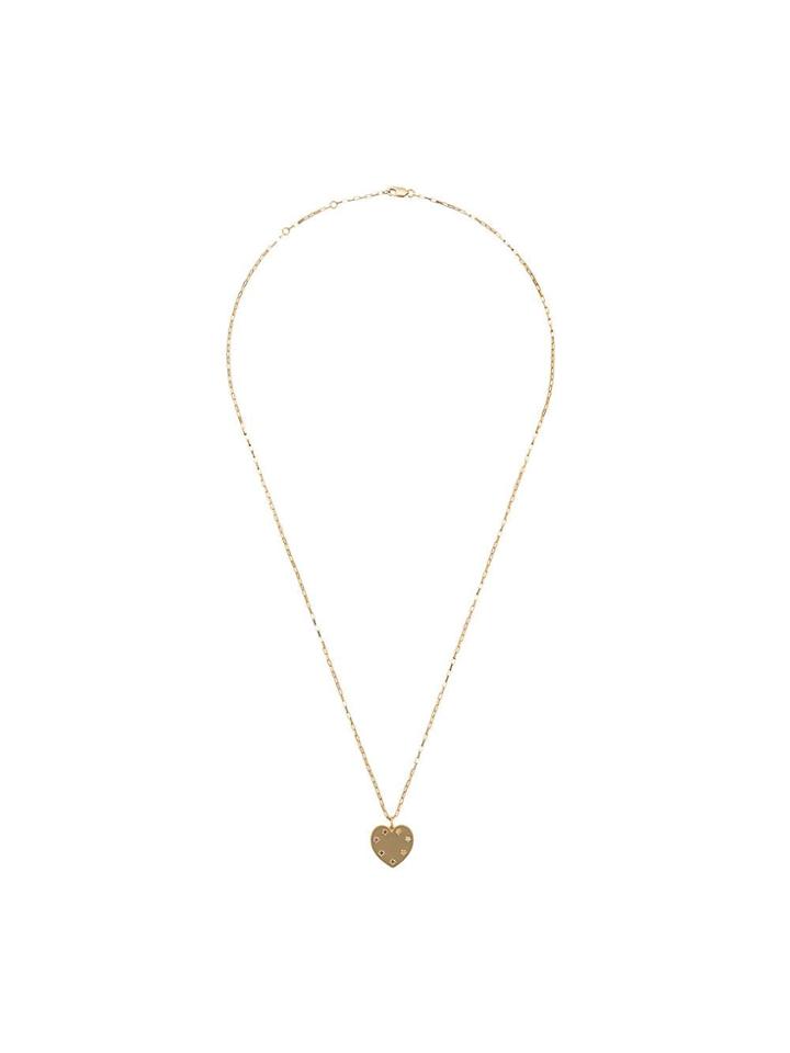 Otiumberg Rainbow Heart Pendant Necklace - Gold
