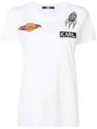 Karl Lagerfeld Space Karl Patch T-shirt - White