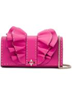 Valentino Very V Shoulder Bag - Pink & Purple